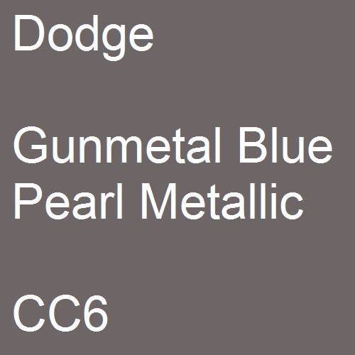 Dodge, Gunmetal Blue Pearl Metallic, CC6.